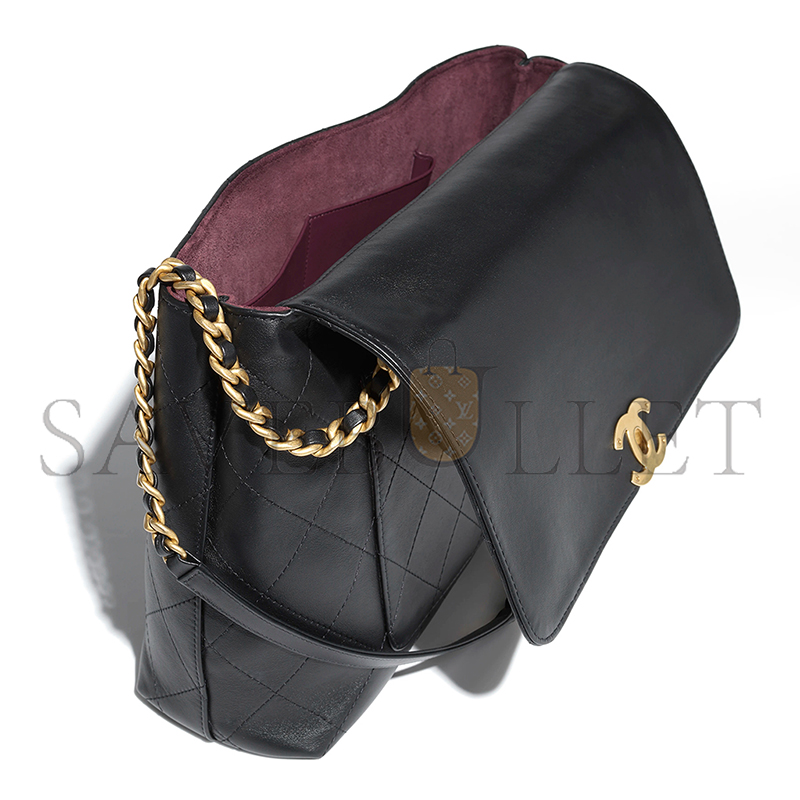 CHANEL MAXI FLAP BAG WITH TOP HANDLE AS5543 (37*26*10cm) CHANEL MAXI FLAP BAG WITH TOP HANDLE AS5543 (37*26*10cm)